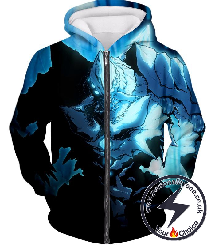 Overlord Ultimate Ruler of the Frozen Glacier Cocytus Cool Anime Promo Zip Up Hoodie